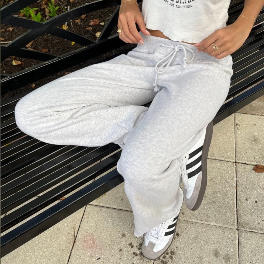 Brandy Melville silver grey Rainey sweatpant